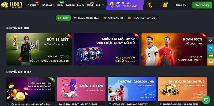 11Bet – Nhà cái cá cược Casino Online chất lượng dành cho cược thủ