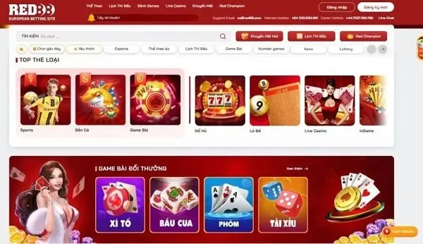 Vì sao nên chọn chơi cá cược trực tuyến tại Red88?