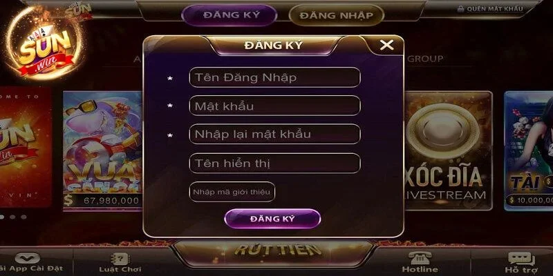 Hướng dẫn bạn đăng ký chơi game Sunwin 