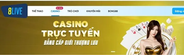 8Live - Nhà cái cá cược Tài Xỉu Online uy tín