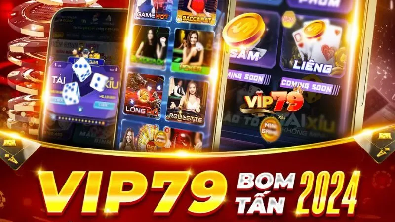 Giao diện chơi game đổi thưởng thiết kế đơn giản & dễ dàng sử dụng tại Vip79